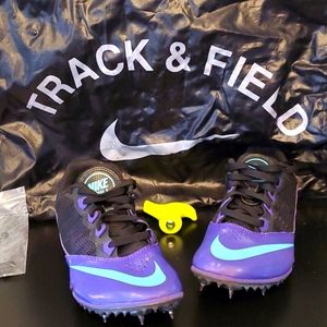 ☆HOST PICK☆ Nike Rivals Track n Field shoes size 7 purple blue
